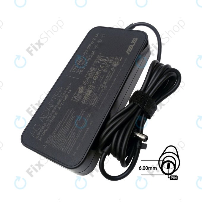Αντάπτορας φόρτισης για Asus, B0A001-00262100, 180W, 19.5V, Genuine Service Pack