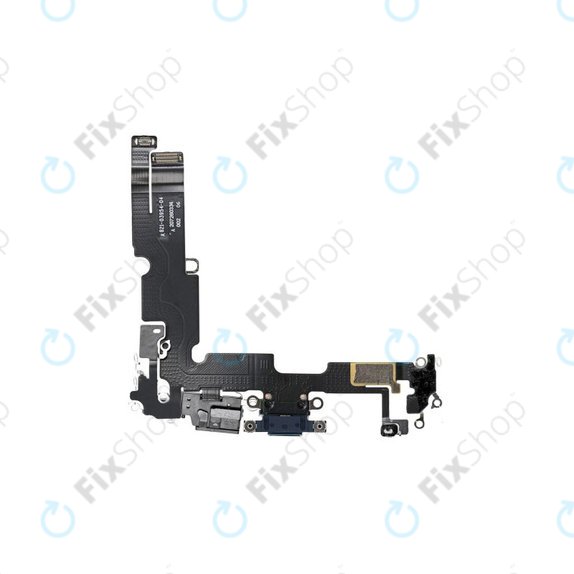 Επαφές Φόρτισης + Καλώδιο Flex για iPhone 14 Plus | Μαυρομπλέ | Midnight