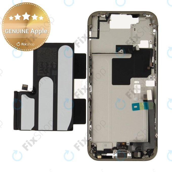 Μεσαίο πλαίσιο με μπαταρία για iPhone 16 Pro Max | Natural Titanium | ZD076-00696 | Genuine Apple