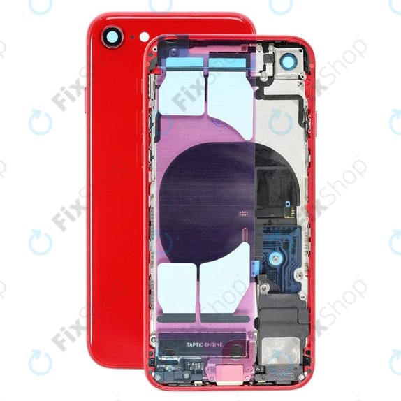 Πίσω Κάλυμμα με Μικρά Ανταλλακτικά για iPhone 8 | Red