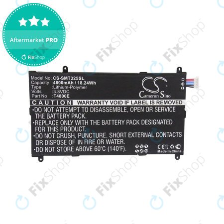 Μπαταρία για Samsung Galaxy Tab Pro 8.4, 4800mAh, Li-Pol, 3.8V, T4800E, HQ
