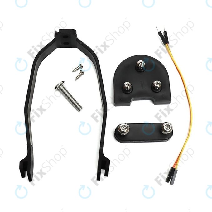 Κιτ Μόνωσης Τροχού 10" με Υποστήριξη Φτερού για Xiaomi Mi Electric Scooter 2 M365 | Pro | Μαύρο | Black