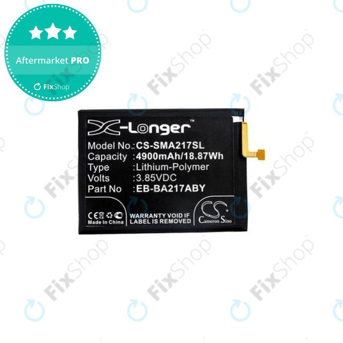 Μπαταρία για Samsung A04s, A12, A13, A13 5G, A21s, M12, EB-BA217ABY, 4900mAh, HQ