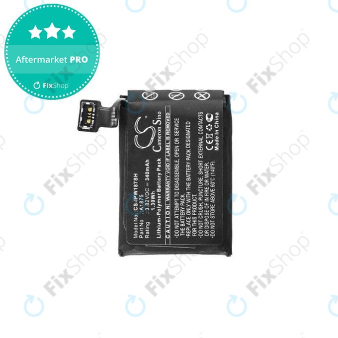 Μπαταρία για Apple Watch 3 42mm, GPS, A1875, 340mAh, HQ
