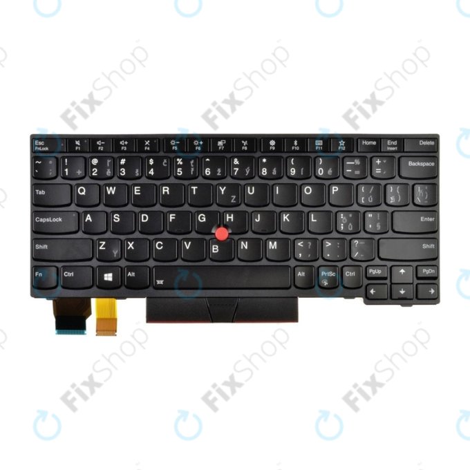 Πληκτρολόγιο + Backlight CZ/SK για Lenovo ThinkPad X280 | 77034369 | Genuine Service Pack