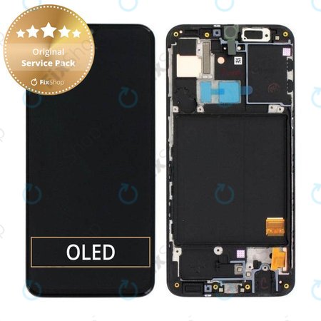 OLED/LCD Display Assembly για Samsung A40 | A405F | GH82-19672A | GH82-19674A | Black | Service Pack