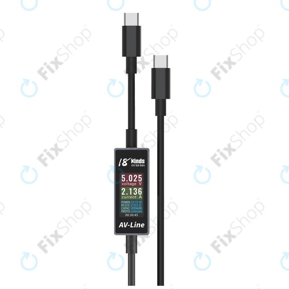 Καλώδιο Φόρτισης Έξυπνης Ανίχνευσης (USB-C - USB-C) για AV-Line