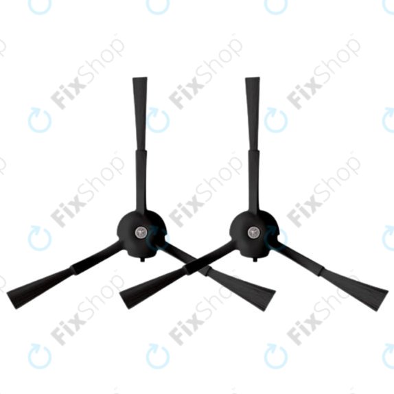 Πλαϊνή βούρτσα, 2 τεμ., Μαύρο για Roborock S8 MaxV Ultra, S8 Max Ultra