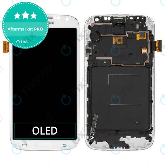 Συγκρότημα οθόνης για Samsung S4 i9500, White Frost