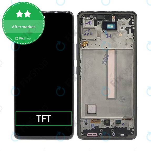 Συγκρότημα οθόνης για Samsung A53, A536B, Awesome Black, Aftermarket