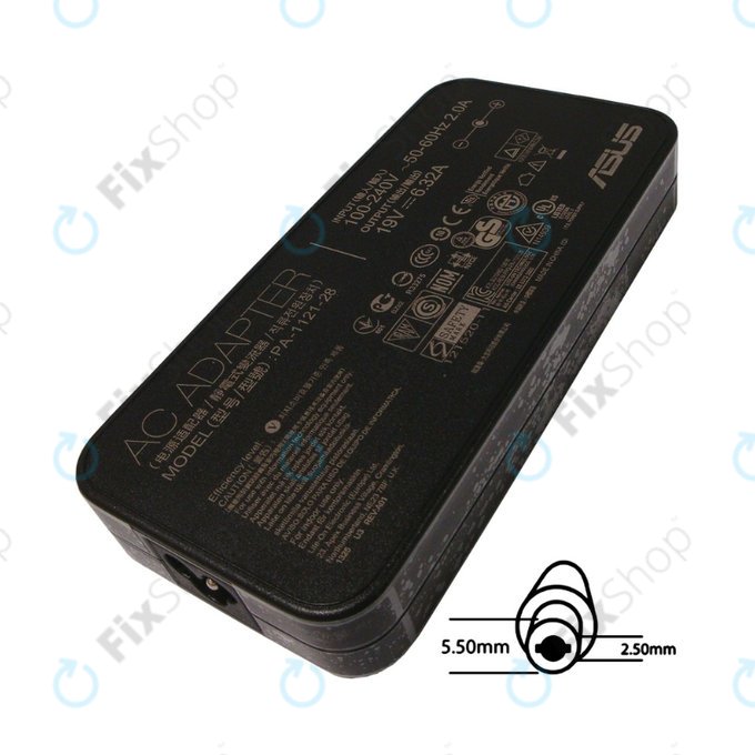 Αντάπτορας φόρτισης για Asus, B04G266006100, 120W, 19V, Genuine Service Pack
