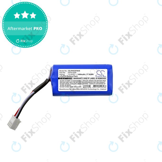 Μπαταρία για Severin Chill RB7022, RB7025, RB-7025, RB7720, 4404048, LiFePO4, 12.8V, 1400mAh, HQ
