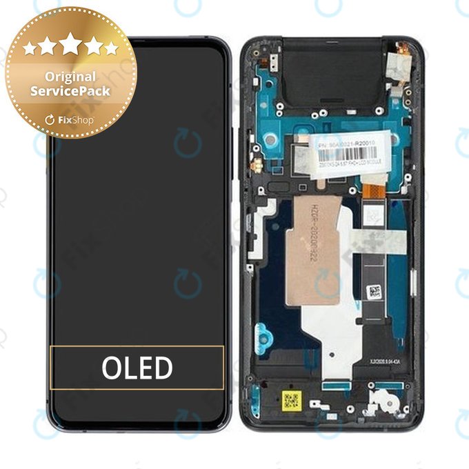 OLED/LCD Display Assembly για Asus Zenfone 7 | ZS670KS | 7 Pro ZS671KS | Aurora Black | Service Pack