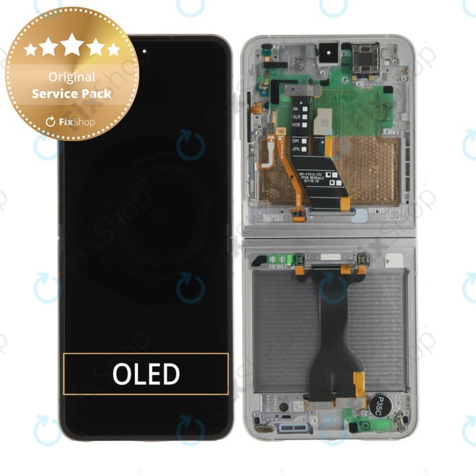 Οθόνη OLED για Samsung Z Flip 6 F741B, Αφής με πλαίσιο, GH82-35014A, Genuine Service Pack