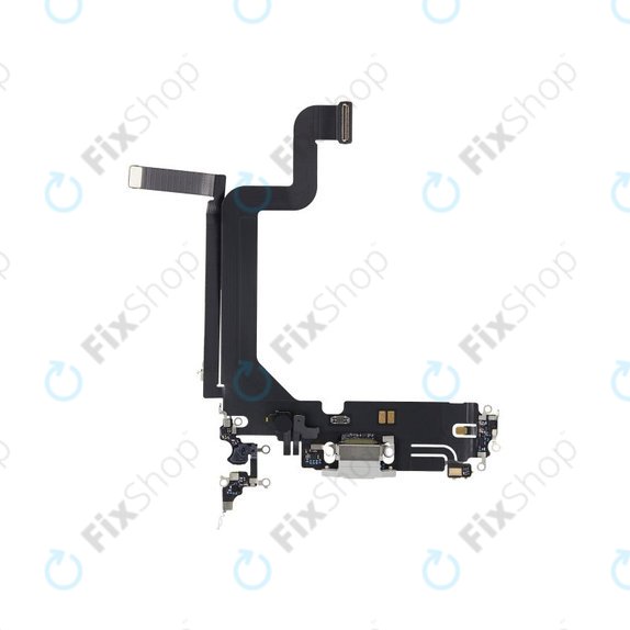 Επαφές Φόρτισης + Καλώδιο Flex για iPhone 14 Pro Max | Ασημί | Silver
