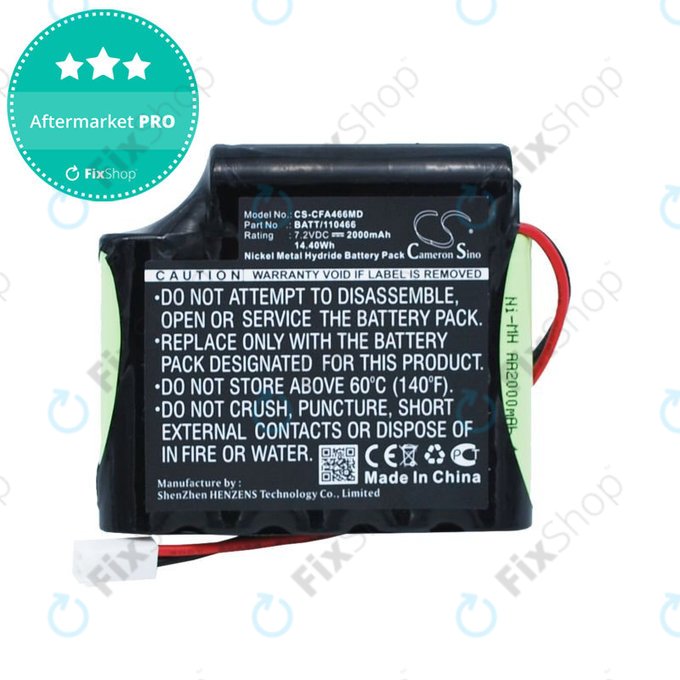 Μπαταρία για Cefarm Rehab 4, Stimulator Globus Mystim, 2000mAh, Ni-MH, 7.2V, BATT/110466, HQ
