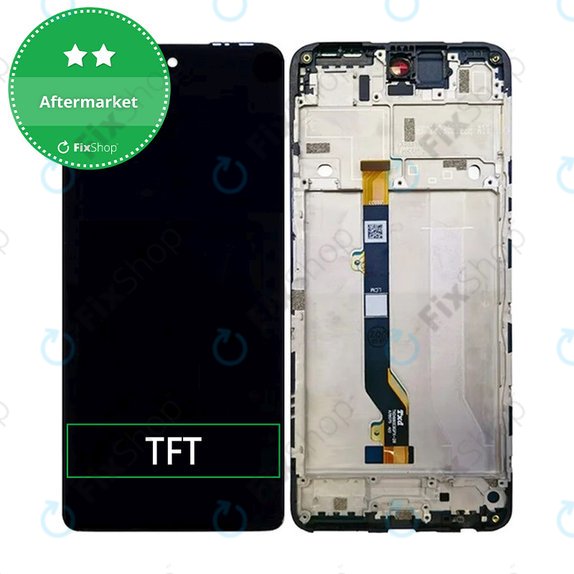 Συγκρότημα οθόνης για Infinix Hot 30 X6831, Racing Black, Aftermarket