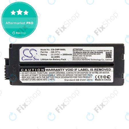 Μπαταρία για Canon Selphy CP, 2000mAh, Li-Ion, 22.2V, NB-CP1L, HQ