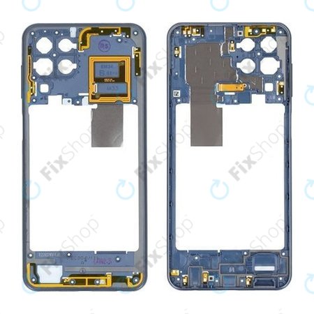 Μεσαίο Πλαίσιο για Samsung M33 5G M336B | GH98-47410A | Μπλε | Blue | Genuine Service Pack