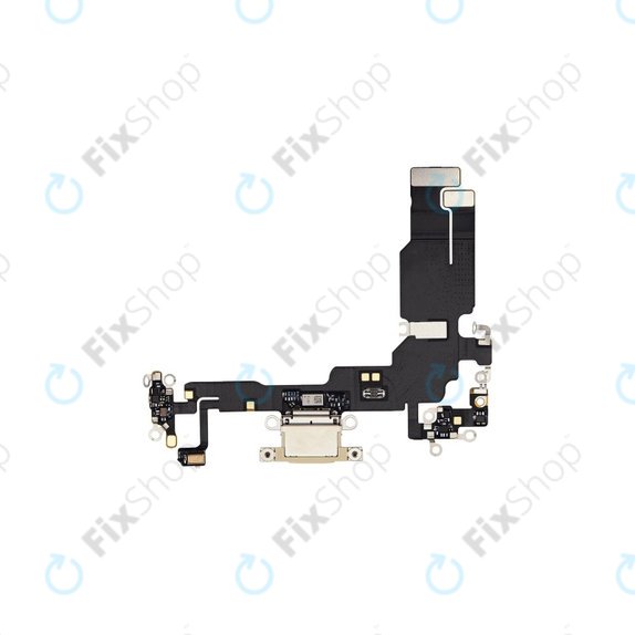 Επαφές Φόρτισης + Καλώδιο Flex για iPhone 15 Pro | Black Titanium