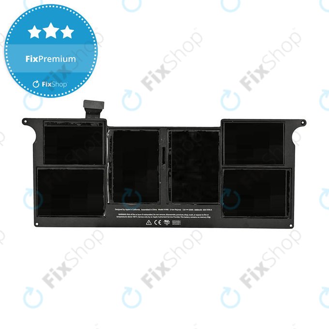 Μπαταρία για MacBook Air 11", Μέσα 2011 – Μέσα 2012, A1370, A1465, A1406, 5200mAh, FixPremium