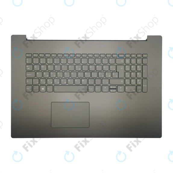 Κάλυμμα C (Υποβραχιόνιο) + Πληκτρολόγιο DE για Lenovo Ideapad 330-17ISK, Platinum Gray, 77033804, Genuine Service Pack