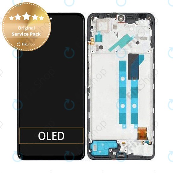 Συγκρότημα οθόνης για Xiaomi Redmi Note 11 Pro 4G, 5G, Graphite Grey, Service Pack