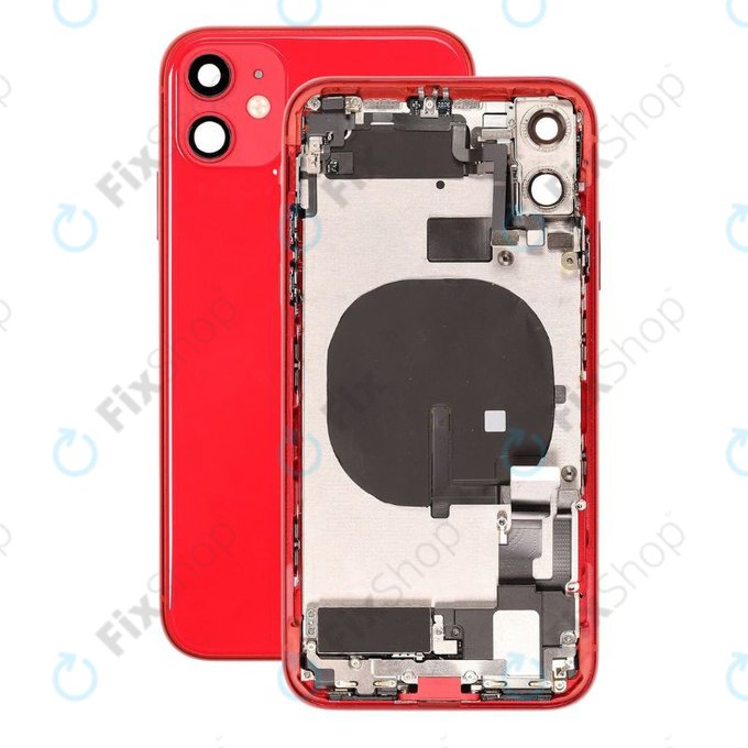 Πίσω Κάλυμμα με Μικρά Ανταλλακτικά για iPhone 11 | Red