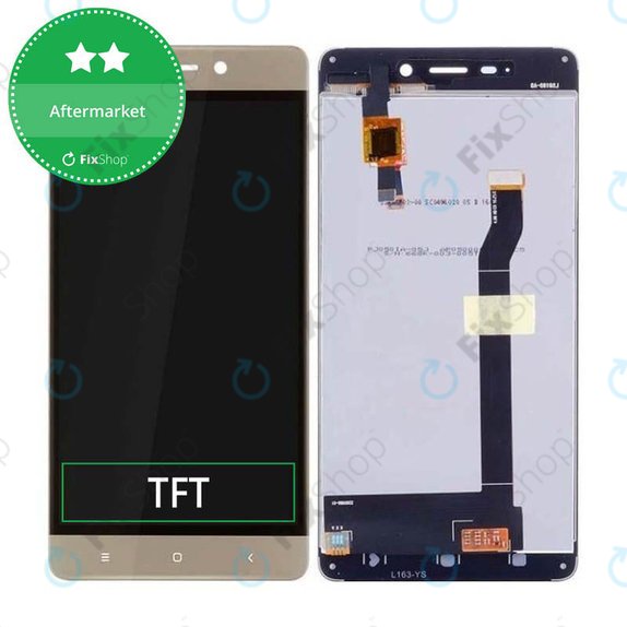 Οθόνη με οθόνη αφής για Xiaomi Redmi 4, Gold, Aftermarket