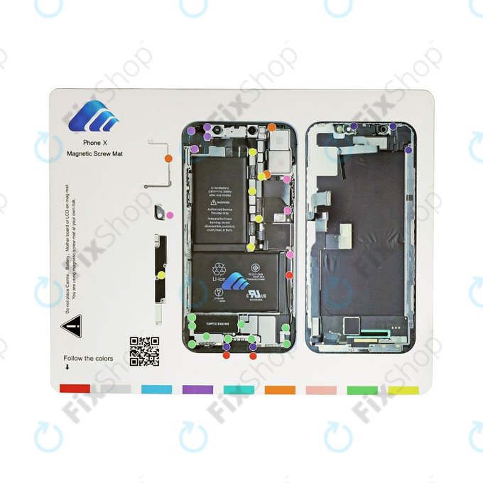 Μαγνητικό Χαλί Βιδών για iPhone X