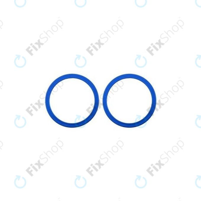 Πλαίσιο Φακού Πίσω Κάμερας για iPhone 11 | 12 | 12 Mini | Μπλε | Blue | 2τμχ