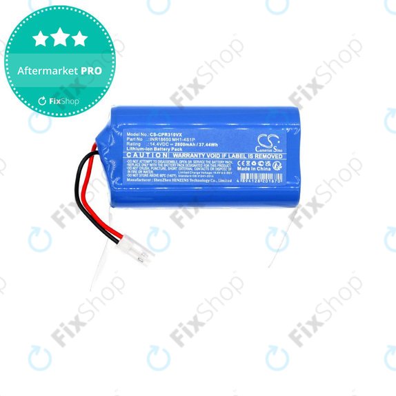 Μπαταρία για Concept VR3110, VR3115, VR3000, 2600mAh, Li-Ion, 14.4V, INR18650 MH1-4S1P, HQ