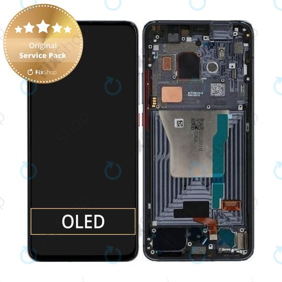 Συγκρότημα οθόνης για Xiaomi Pocophone F2 Pro, Cyber Grey, Service Pack