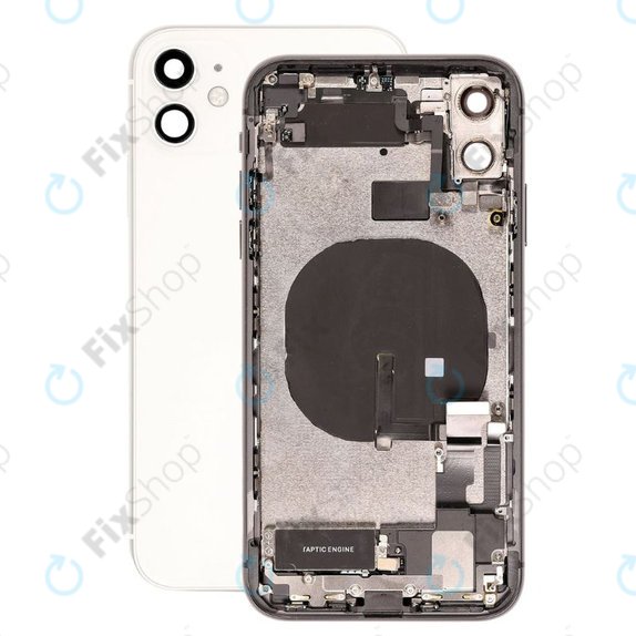 Πίσω Κάλυμμα με Μικρά Ανταλλακτικά για iPhone 11 | Λευκό | White