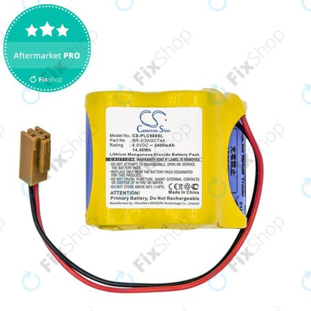 Μπαταρία για Fanuc 18-T Series Programmable Logic, 2400mAh, Li-MnO2, 6V, BR-2/3AGCT4A, HQ