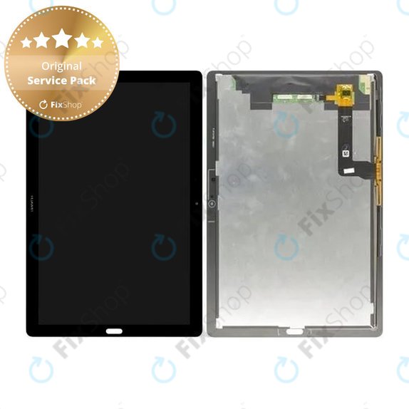 Οθόνη με οθόνη αφής για Huawei MediaPad M5 10.8, Space Grey, 02351VJC, Service Pack