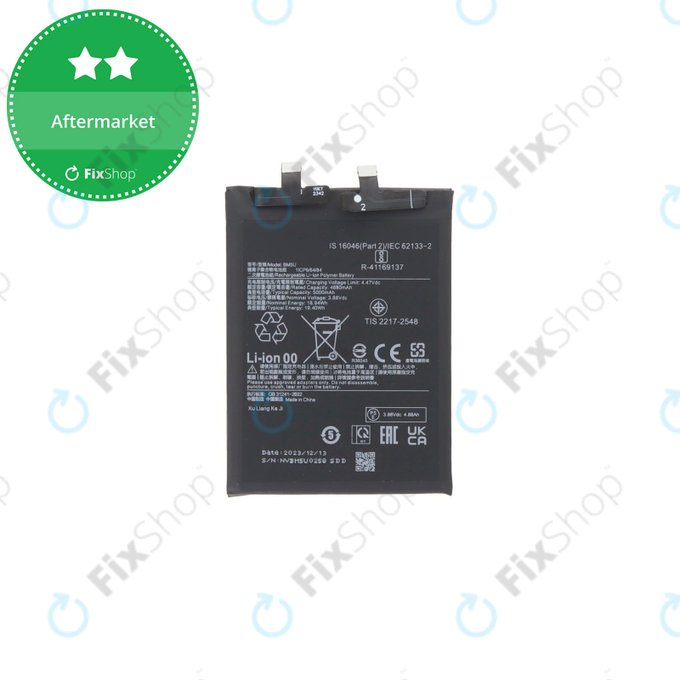 Battery για Xiaomi Redmi Note 13 Pro+ 23090RA98C | BM5U | 5000mAh
