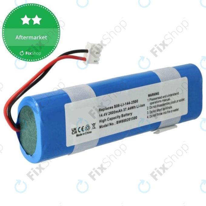 Μπαταρία για Ecovacs Deebot DJ35, DK35, DN55, S08-LI-144-2500, 14.4V, 2600mAh