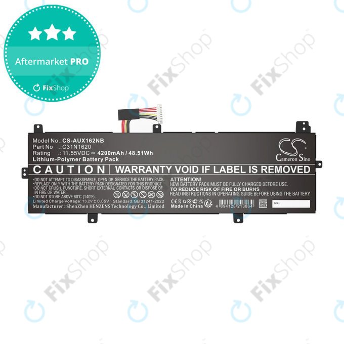 Μπαταρία για Asus BX430, Expertbook B5440fa, P5240ua-1a, 4200mAh, Li-Pol, 11.55V, C31N1620, HQ
