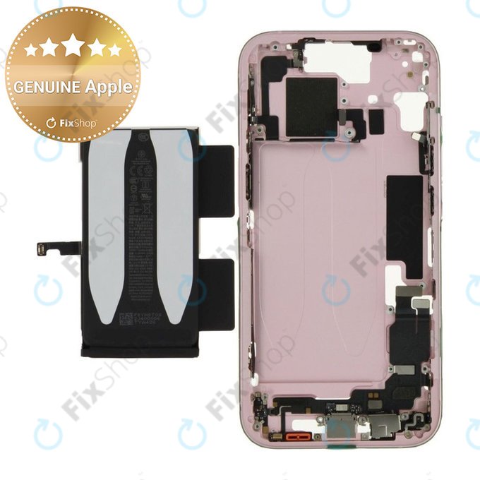 Μεσαίο πλαίσιο με μπαταρία για iPhone 15 | Pink | ZD076-00670 | Genuine Apple