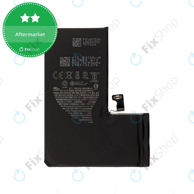 Μπαταρία για iPhone 15 Pro, A3011, 3274mAh