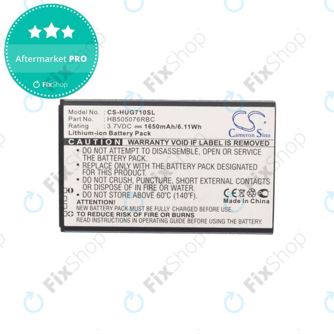 Battery για Huawei Ascend G606 | HB505076RBC | 1650mAh | HQ