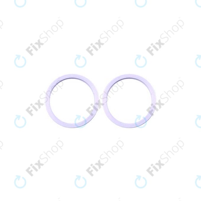 Πλαίσιο Φακού Πίσω Κάμερας για iPhone 11 | 12 | 12 Mini | Μωβ | Purple | 2τμχ