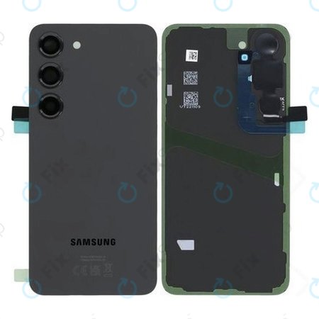 Καπάκι Μπαταρίας για Samsung S23 | S911B | GH82-30393A | Phantom Black | Service Pack