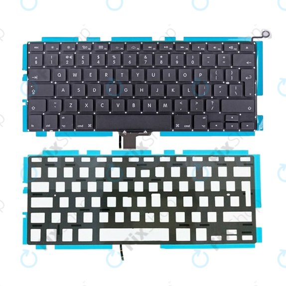 Πληκτρολόγιο + Backlight UK για MacBook Pro 13" A1278 (Μέσα 2009 - Μέσα 2012)