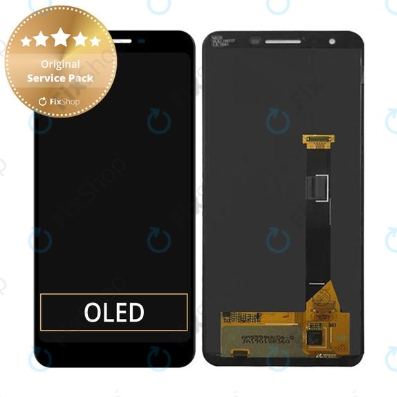 Οθόνη με οθόνη αφής για Google Pixel 3a, 20GS4BW0001, Service Pack