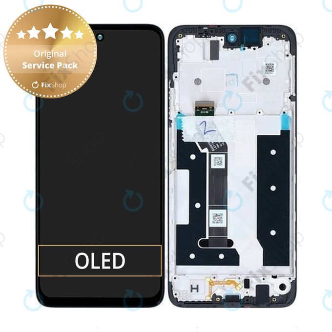 LCD Display Assembly για Motorola Moto G35 5G | 5D68C28856 | Μαύρο, Black | Service Pack