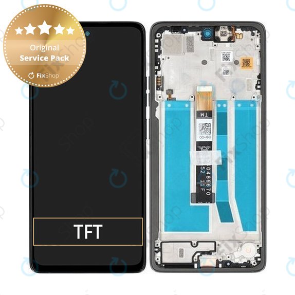 LCD Display Assembly για Motorola Moto G75 5G | 5D68C29066 | Charcoal Grey | Genuine Service Pack