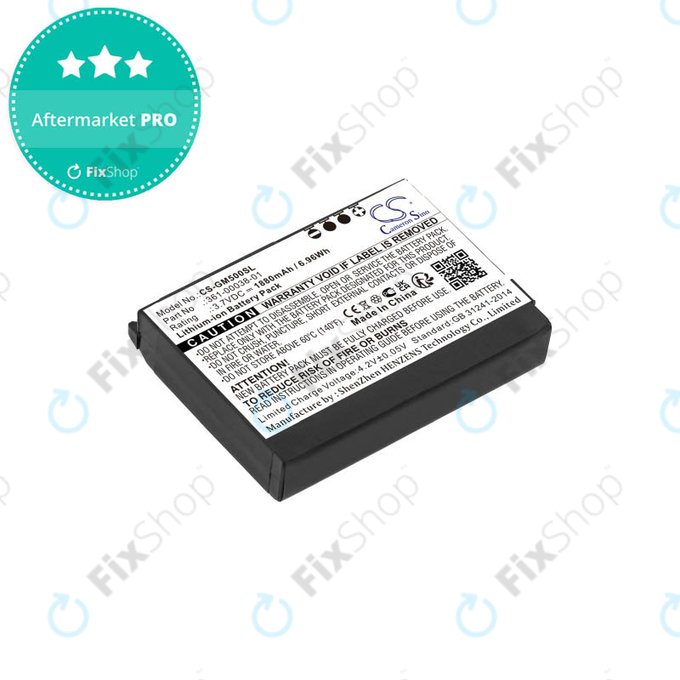 Battery για Garmin Aera 500 | 510 | 550 | 560 | Nuvi 500 | 510 | 550 | Zumo 220 | 600 | 650 | 660 | 660LM | 010-11143-00 | 361-00038-01 | 1880mAh | HQ