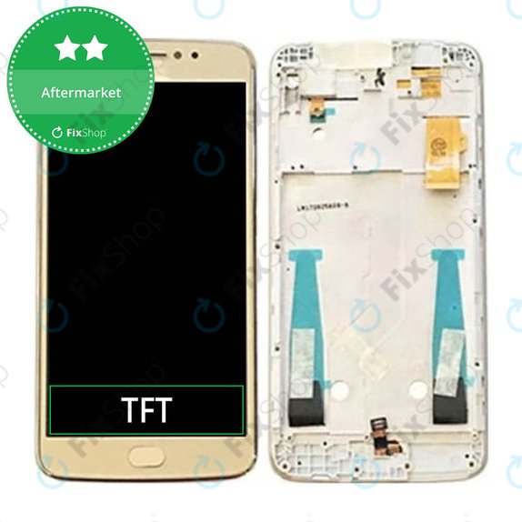 Συγκρότημα οθόνης για Motorola Moto E4 Plus, XT1771, Χρυσαφί, Gold, Aftermarket